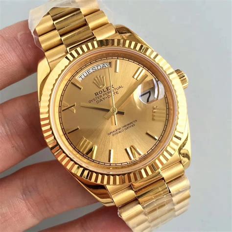 rolex day date ii gold replica|rolex day date look alike.